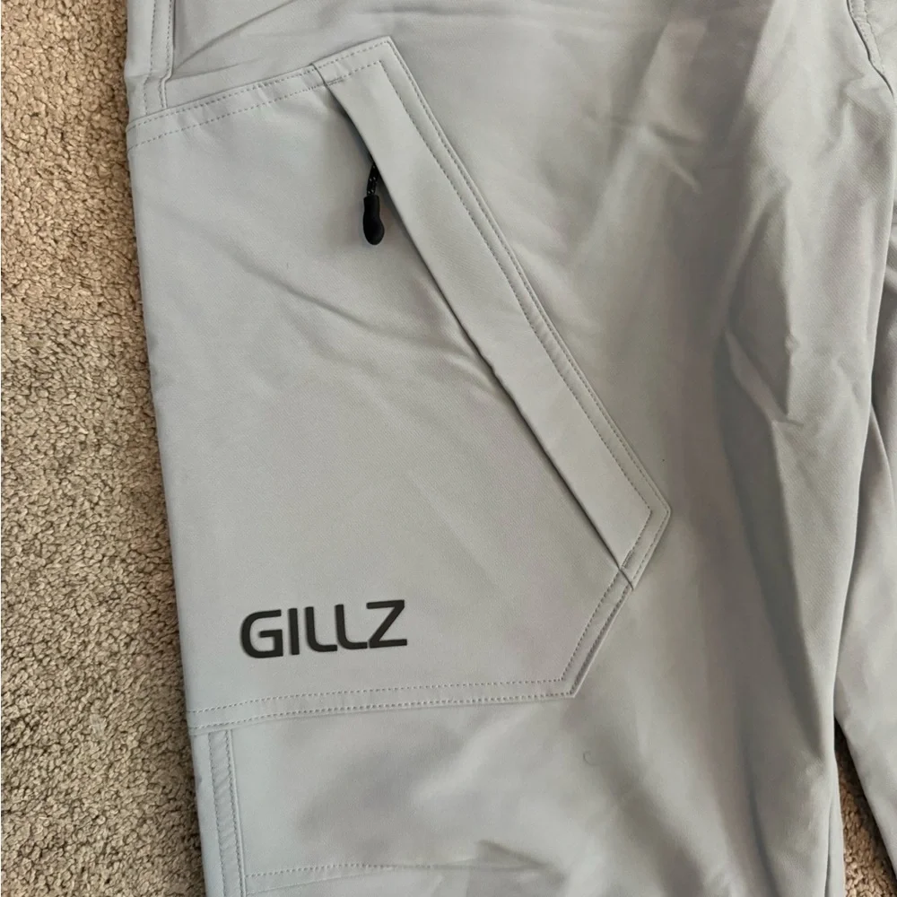 (NWOT) Gillz Grey Mens Tournament Pants Technical Outdoor Fishing Size XXL